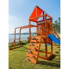 Dynamic Sports Olympia Wooden Swingset WP-745 - Colorland Toys