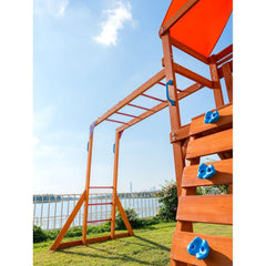 Dynamic Sports Olympia Wooden Swingset WP-745 - Colorland Toys