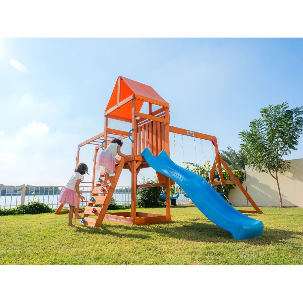 Dynamic Sports Olympia Wooden Swingset WP-745 - Colorland Toys