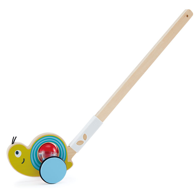Hape Snail Themed Push Pal Baby Toy - Colorland Toys