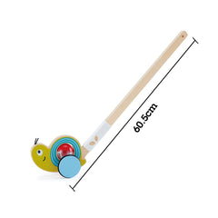 Hape Snail Themed Push Pal Baby Toy - Colorland Toys