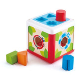 Hape Wooden Colorful Shape Sorting Box - Colorland Toys