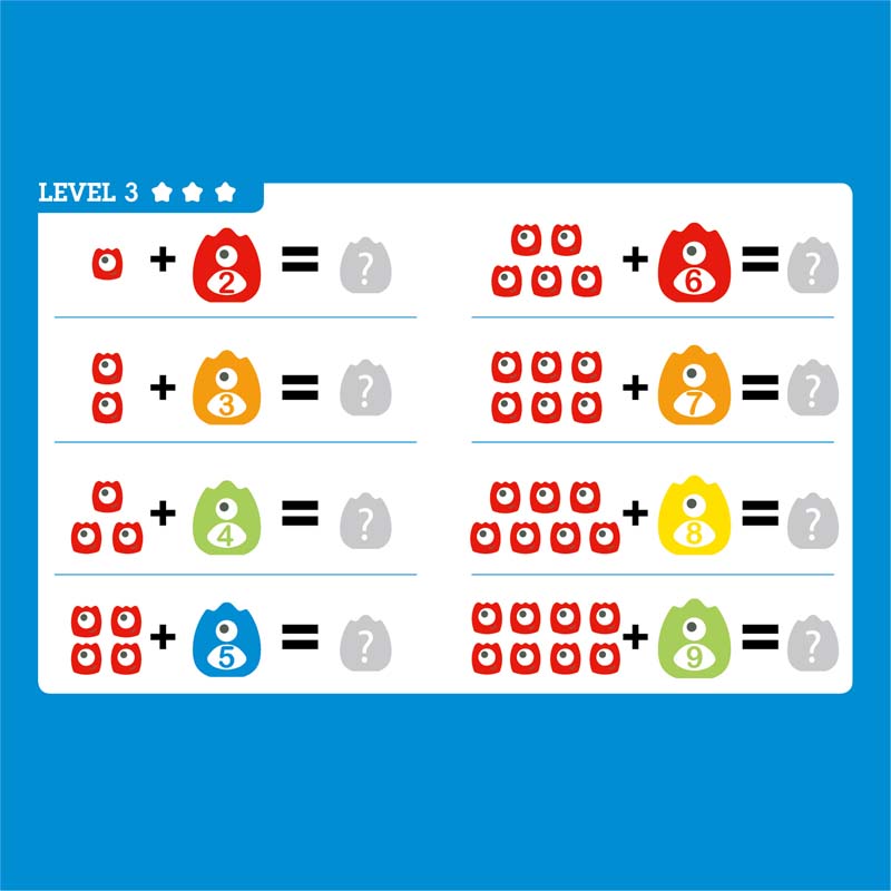 Hape Learn to Count Monster Math Measuring Scale 22pcs - Colorland Toys