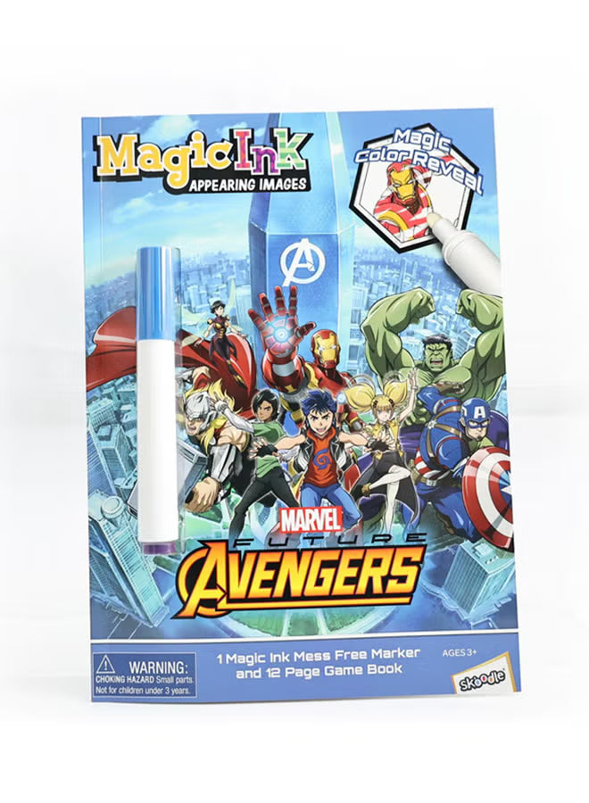 Skoodles Marvel Future Avengers Magic Ink Book - Colorland Toys