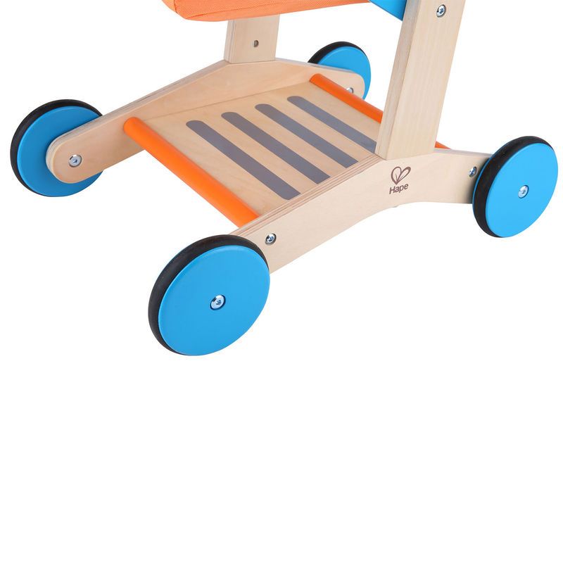 Hape Role Play Wooden Shopping Cart - Colorland Toys