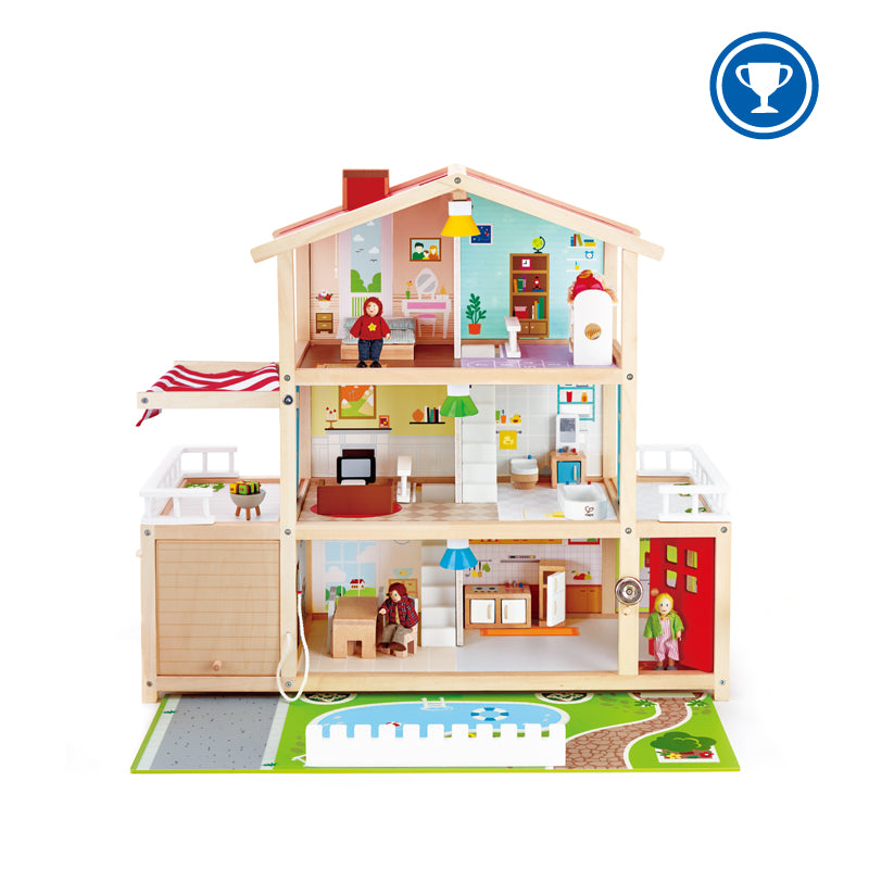 Hape Doll Family Mansion E3405 - Colorland Toys