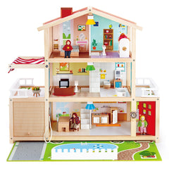 Hape Doll Family Mansion E3405 - Colorland Toys