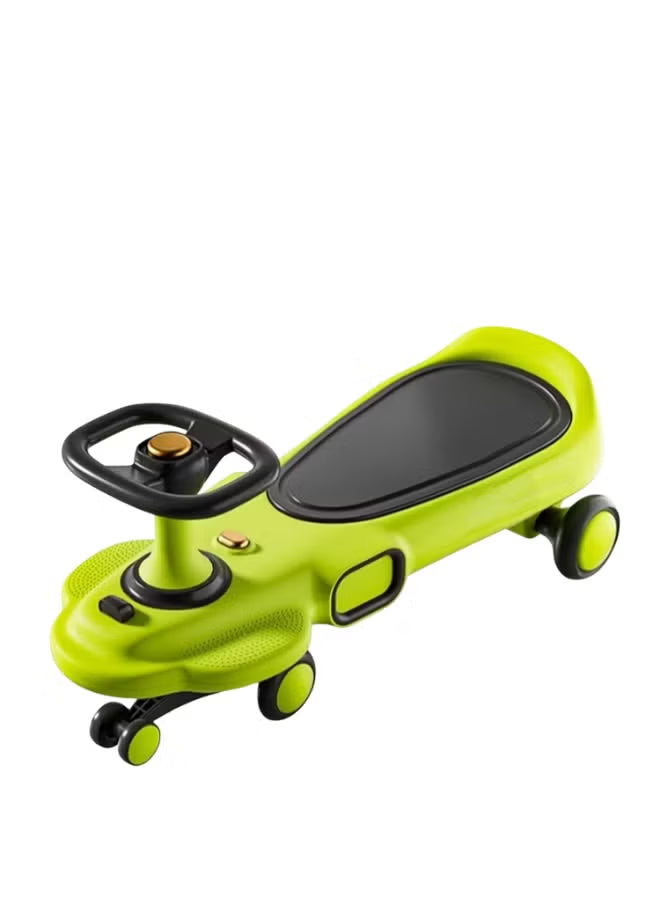 Ruiting Swing Car With Music Green MN071 - Colorland Toys