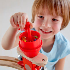 Hape Quadrilla Castle Escape Marble Run Set 52pcs + 50marbles - Colorland Toys