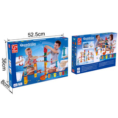 Hape Quadrilla Castle Escape Marble Run Set 52pcs + 50marbles - Colorland Toys