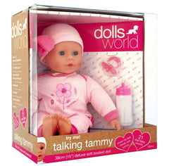 Dolls World Talking Tammy Soft Bodied Doll 38cm 8105 - Colorland Toys