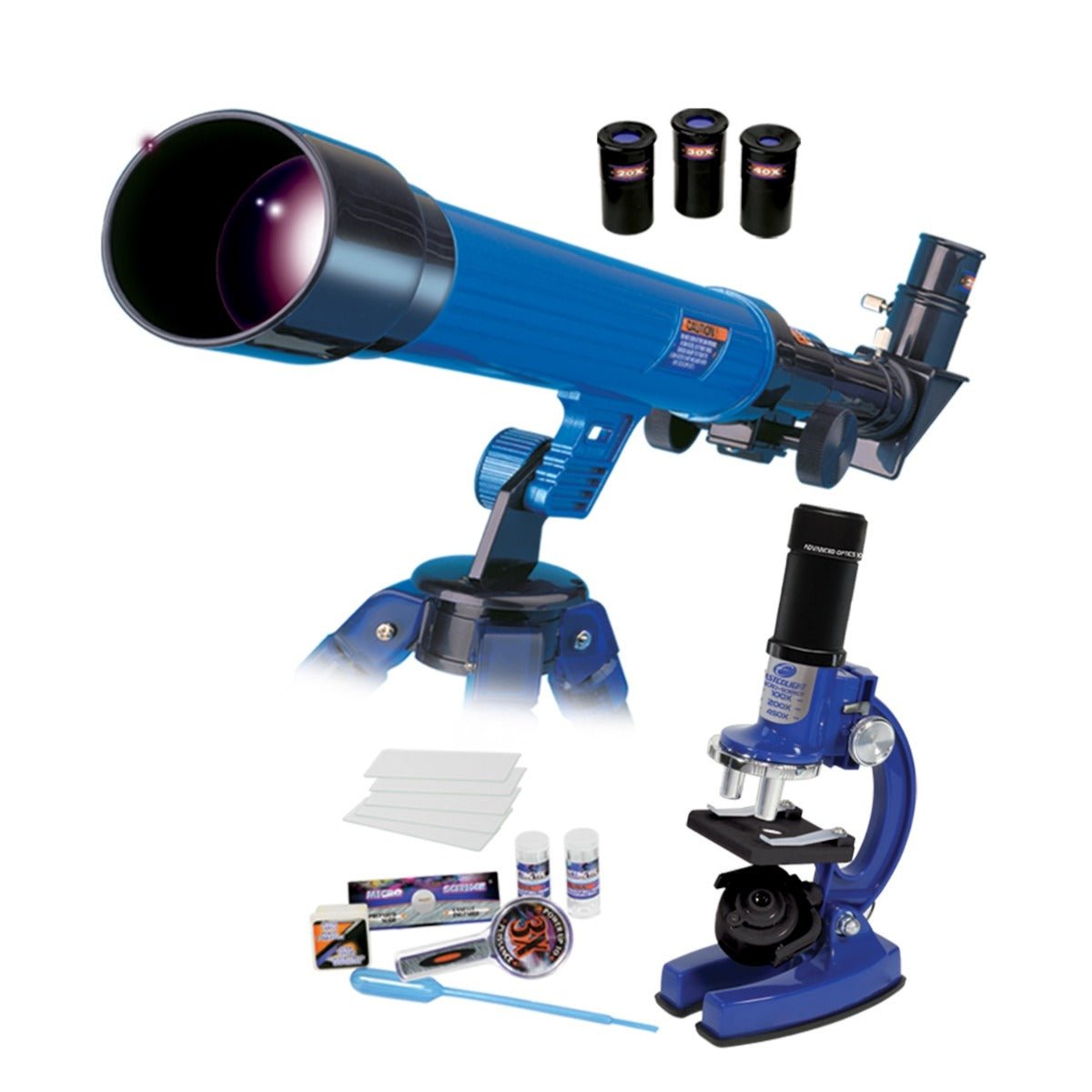 Eascolight Astronomical Terrestrial Telescope & Microscope Set ES20381 - Colorland Toys