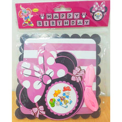 Minnie Mouse Birthday Banner - Colorland Toys