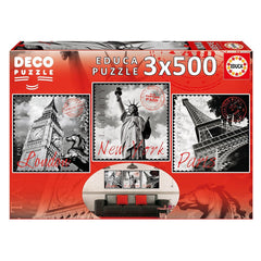 Educa Big Cities Deco Puzzle - Colorland Toys