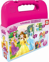 Educa Disney Princess Progressive Puzzle Case 73pcs 16508 - Colorland Toys