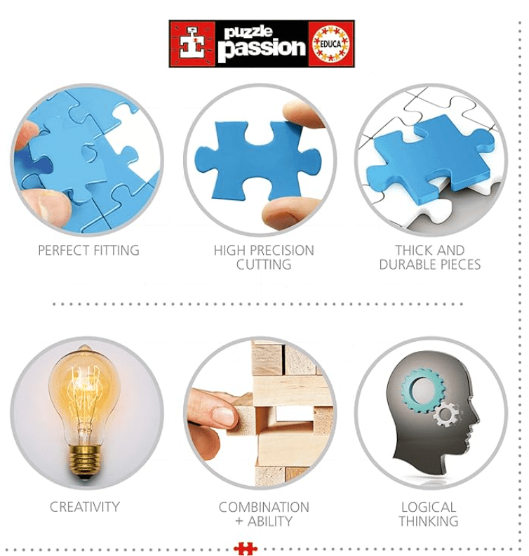 Educa Lantern Collage Puzzle 1000pcs 19668 - Colorland Toys