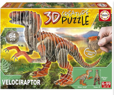 Educa Velociraptor 3D Creature Puzzle 19382 - Colorland Toys
