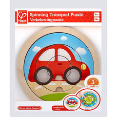 Hape Spinning Wooden Creative Peg Puzzle - Colorland Toys