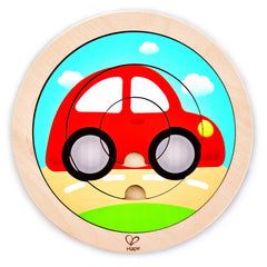 Hape Spinning Wooden Creative Peg Puzzle - Colorland Toys