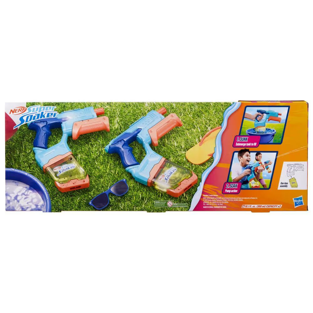 Nerf Super Soaker Dunk-Fill Water Blaster 2-Pack G0995 - Colorland Toys