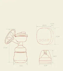 Electric Automatic Breast Pump 150ml RH338/B9829 - Colorland Toys