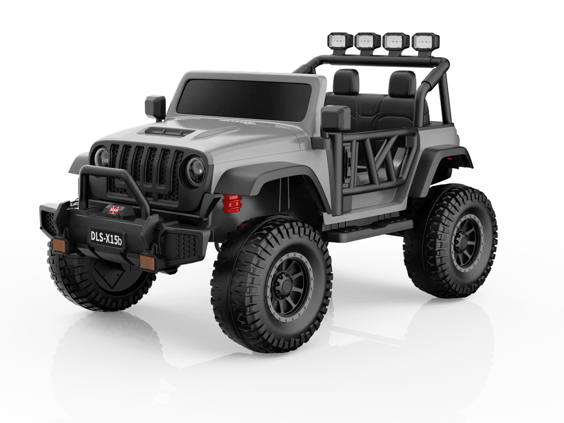Electric Ride On Jeep 4X4 24V M4 Grey LB - 2550EL - Colorland Toys