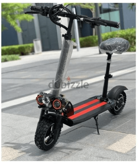 Electric Scooter with Seat 48V Red BD700 - Colorland Toys