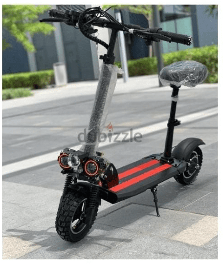 Electric Scooter with Seat 48V Red BD700 - Colorland Toys
