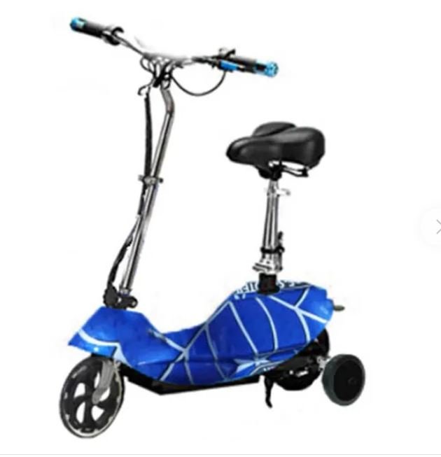 Electric Scooter with Seat Blue BD007 - Colorland Toys