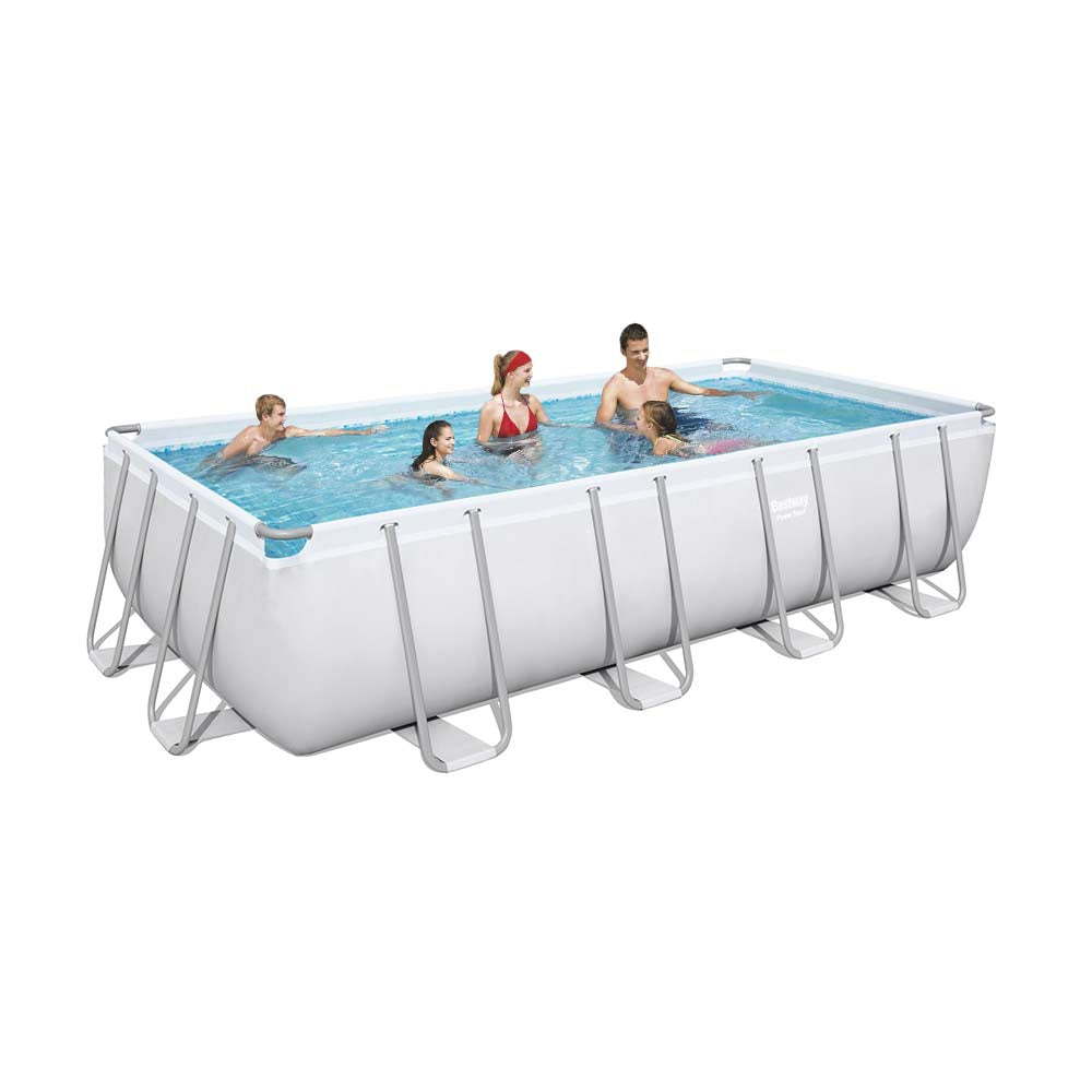 Bestway Above Ground Frame Pool Rectangular 5.49mx2.74mx1.22m 56466 - Colorland Toys