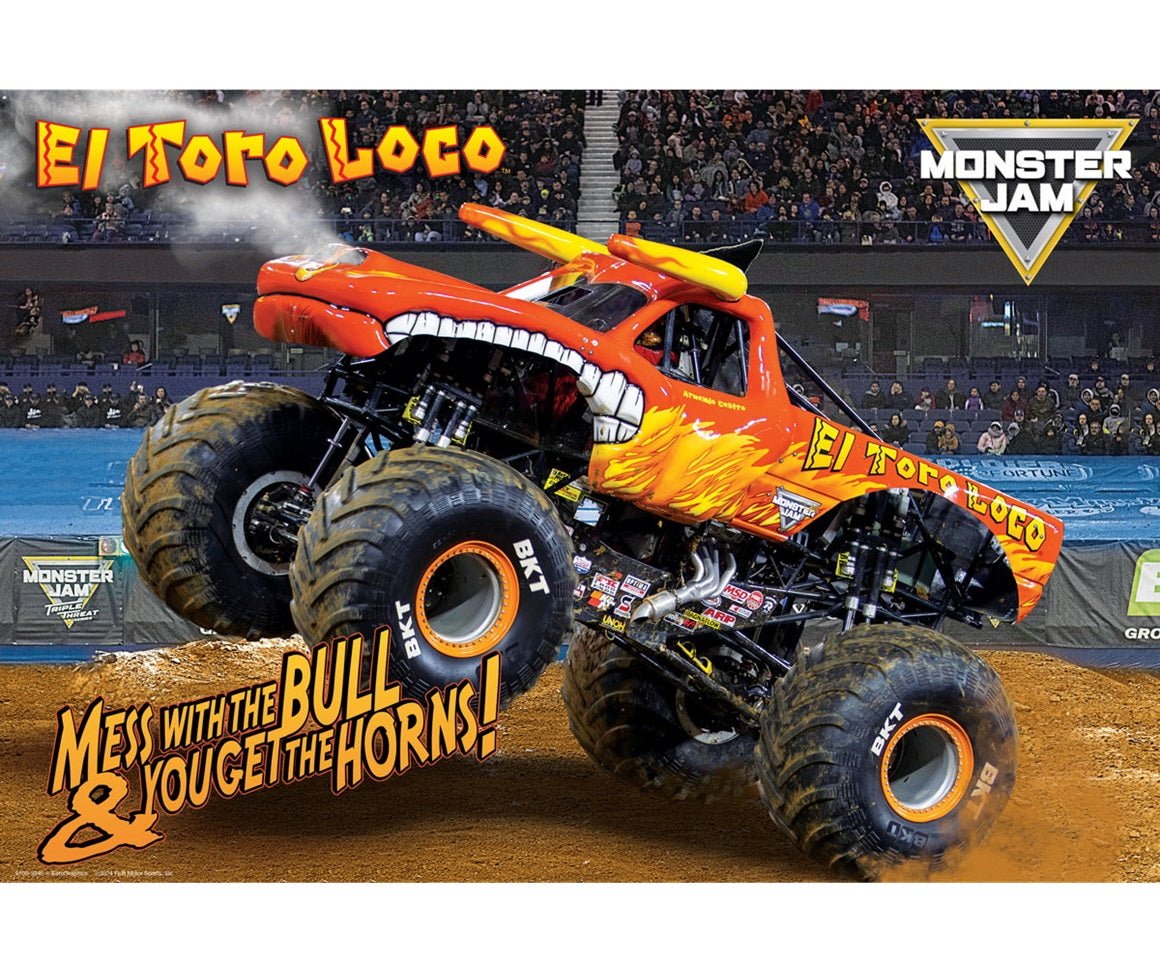 Eurographics Puzzle 100 - Pcs In Lunch Bag - Monster Jam El Toro Loco 9100 - 5940 - Colorland Toys
