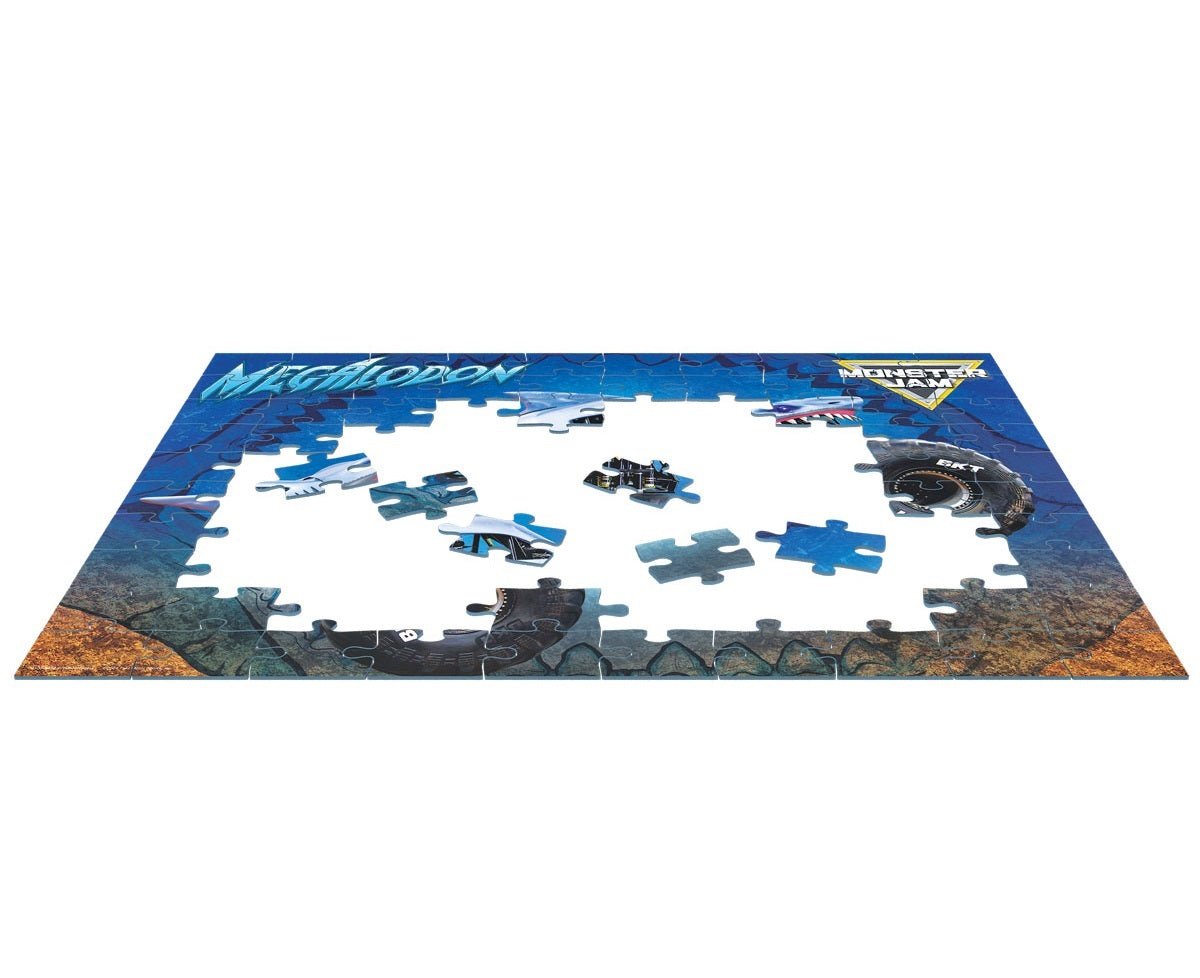 Eurographics Puzzle 100 - Pcs In Lunch Bag - Monster Jam Megalodon 9100 - 5939 - Colorland Toys