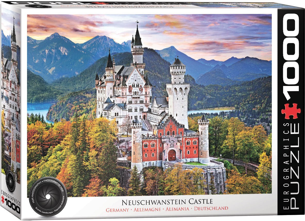 Eurographics Puzzle 1000 - Pcs Neuschwanstein Castle Germany 6000 - 0946 - Colorland Toys