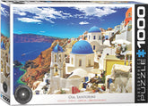 Eurographics Puzzle 1000 - Pcs Oia Santorini Greece 6000 - 0944 - Colorland Toys