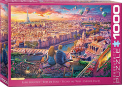 Eurographics Puzzle 1000 - Pcs Paris Rooftop 6000 - 5886 - Colorland Toys