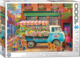 Eurographics Puzzle 1000 - Pcs The Flower Van 6000 - 5917 - Colorland Toys