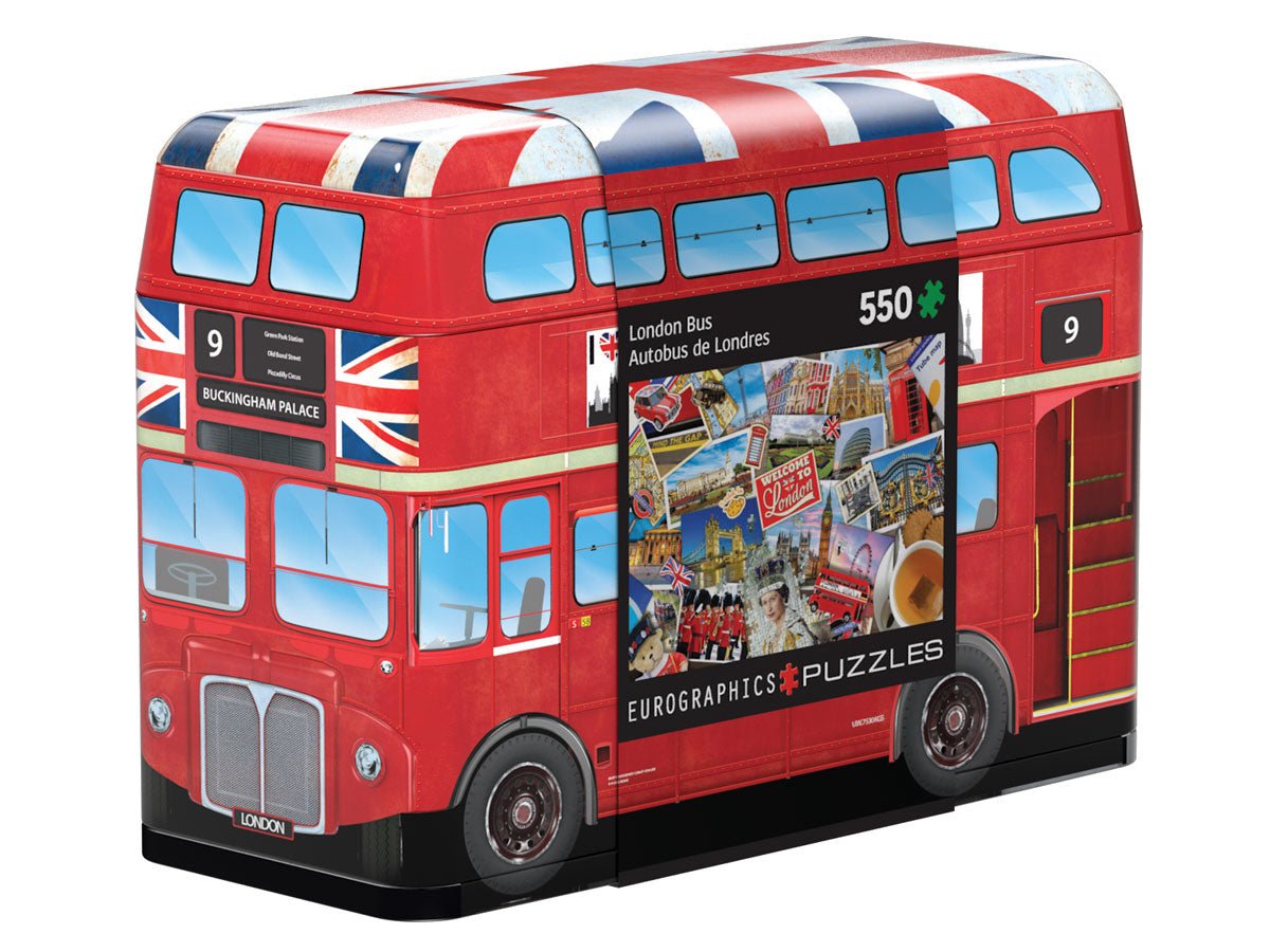 Eurographics Puzzle In Tin 550 - Pcs London Bus 8551 - 5779 - Colorland Toys