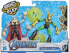 Marvel Avengers Bend and Flex Thor Vs. Loki F0245 - Colorland Toys