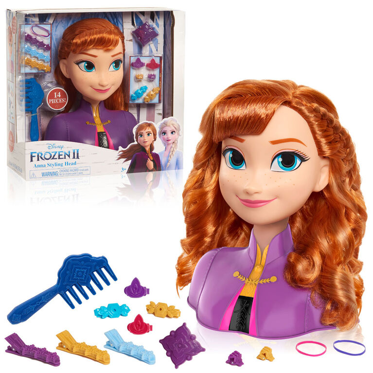 Disney Frozen 2 Anna Styling Head 32810 - Colorland Toys