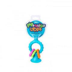 Fat Brain Toys PipSquigz Loops Teether Teal FA166 - 1 - Colorland Toys