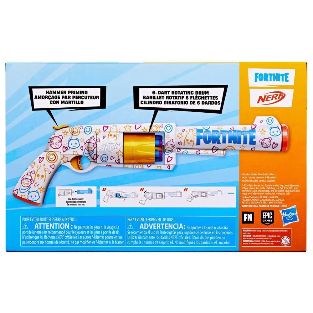 Nerf Fortnite Frenz 4 Ever Blaster Dart Blaster G1132 - Colorland Toys