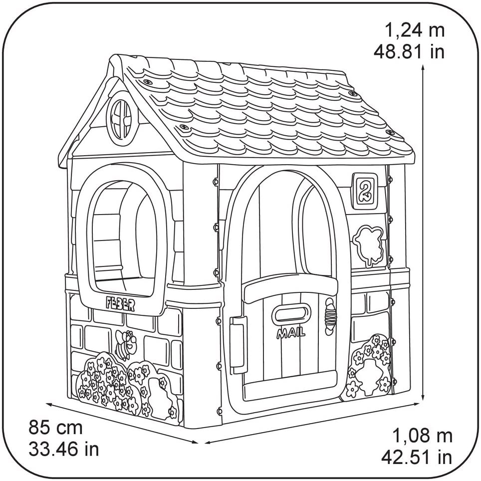 Feber Pink Fantasy House 800012222 - Colorland Toys