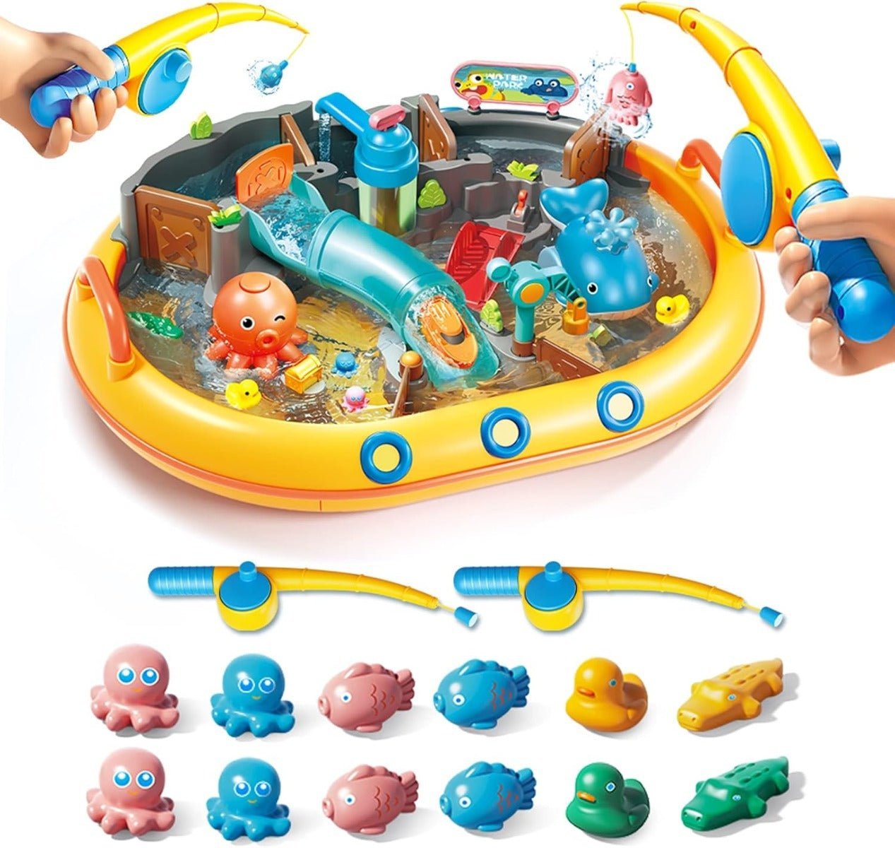 Fee Fee Planet Waterpark Fishing Set FL1202 - Colorland Toys