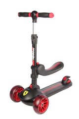 Ferrari Scooter with Adjustable Height Black FXK108 - ZD - Colorland Toys