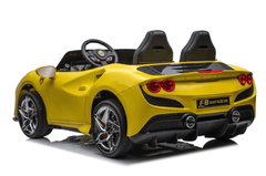 Ferrari Styled Kids Ride On Car 24V Yellow YT - DPC - Colorland Toys