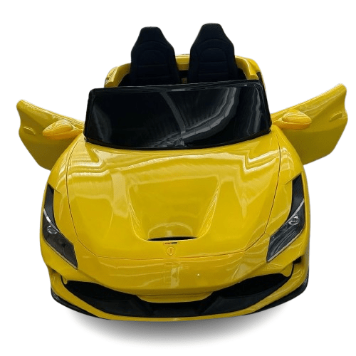 Ferrari Styled Kids Ride On Car 24V Yellow YT - DPC - Colorland Toys