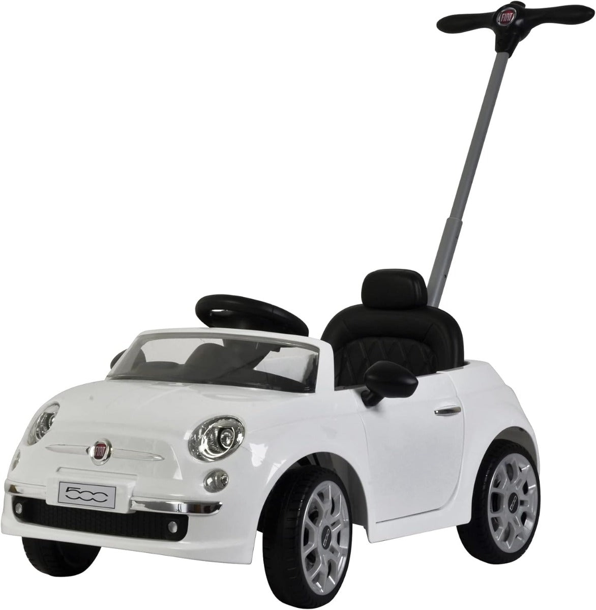 FIAT 500 Pushing Car White 3622 - Colorland Toys