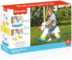 Fisher Price 2 - in - 1 Rocking Horse with Wheels 1809 - Colorland Toys