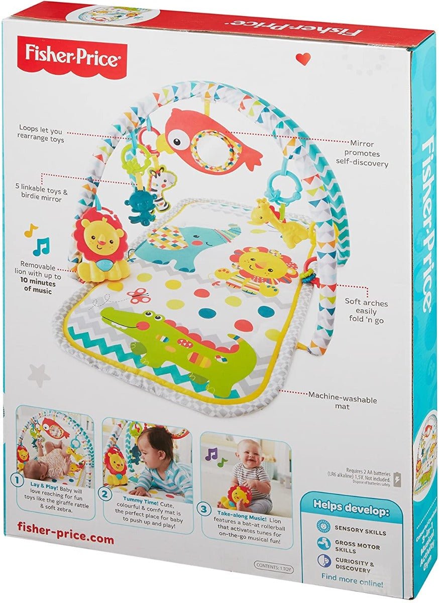 Fisher Price 3 - in - 1 Musical Activity Gym DPX75 - Colorland Toys