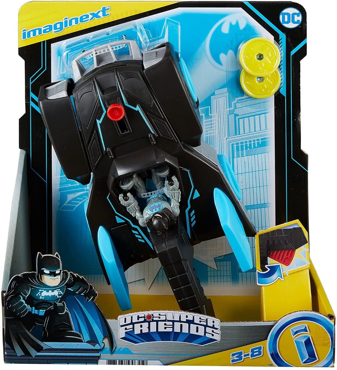 Fisher Price - Imaginext DC Super Friends Bat Tech Batmobile GWT24 - Colorland Toys